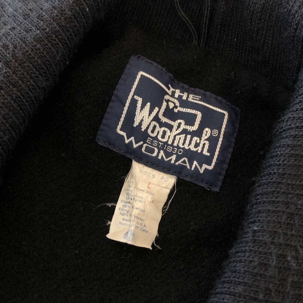 Woolrich Blue Bomber Jacket - Picture 2 of 16